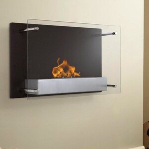 Skandar Ventless Wall Mounted Bio-Ethanol Fireplace