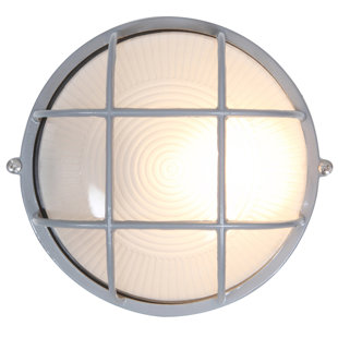 Best Flintwood 1-Light 9W LED Outdoor Bulkhead Light By Beachcrest Home Outdoor Lighting Flintwood 1-Light 9W LED Outdoor Bulkhead Light By Beachcrest Home Outdoor Lighting
