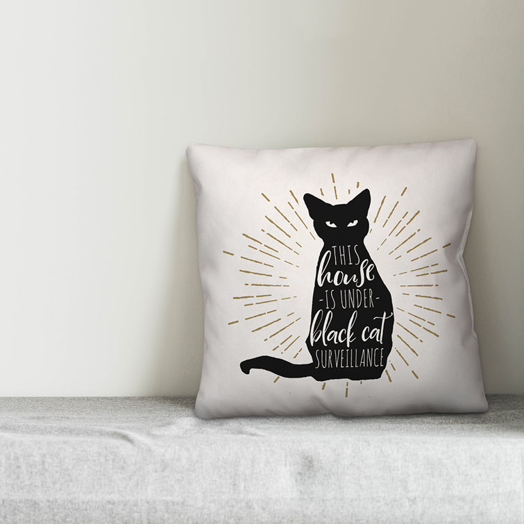 cat themed throw pillows