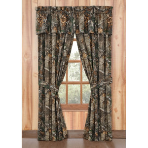 Xtra Camouflage Room Darkening Rod Pocket Curtain Panels (Set of 2)