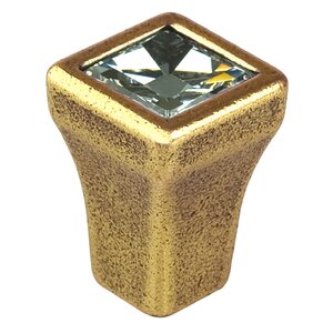 Swarovski Crystal Square Knob