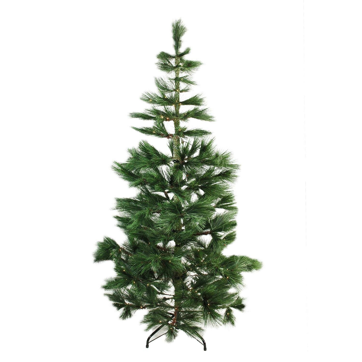 7' Green Pine Artificial Christmas Tree with 350 Lights Jeco Inc 