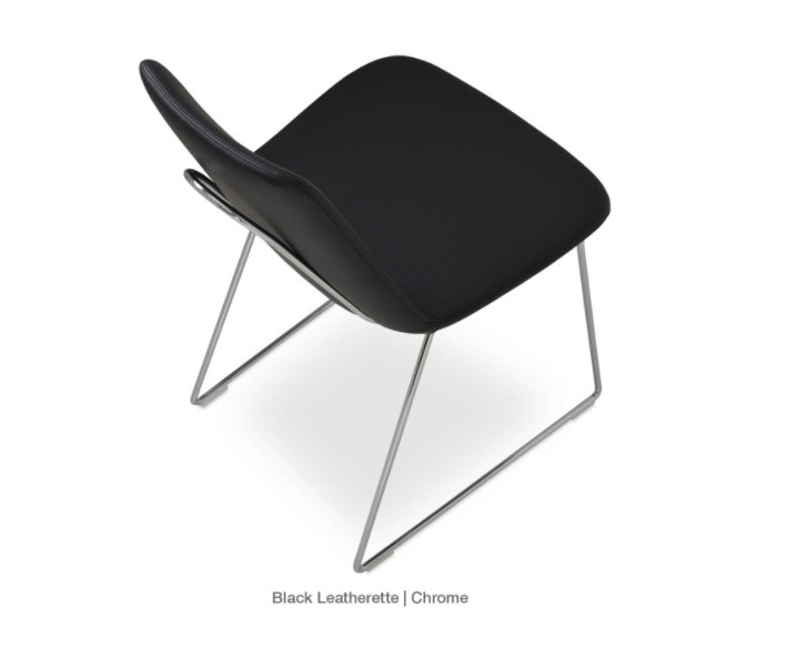 Sohoconcept Eiffel Handle Back Genuine Leather Upholstered Dining Chair Wayfair