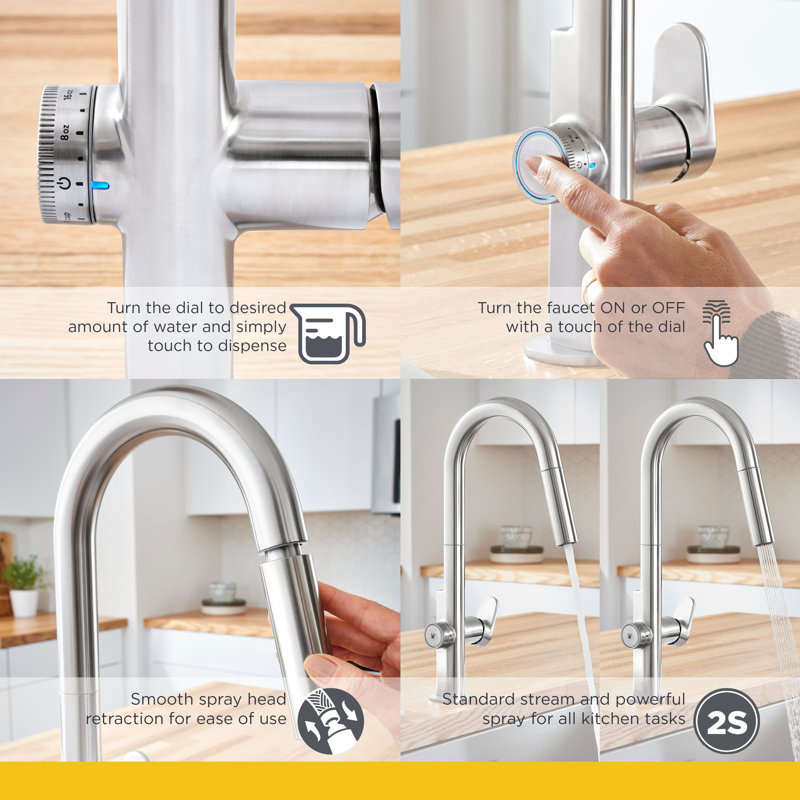American Standard Beale Pull Down Touch Single Handle Kitchen