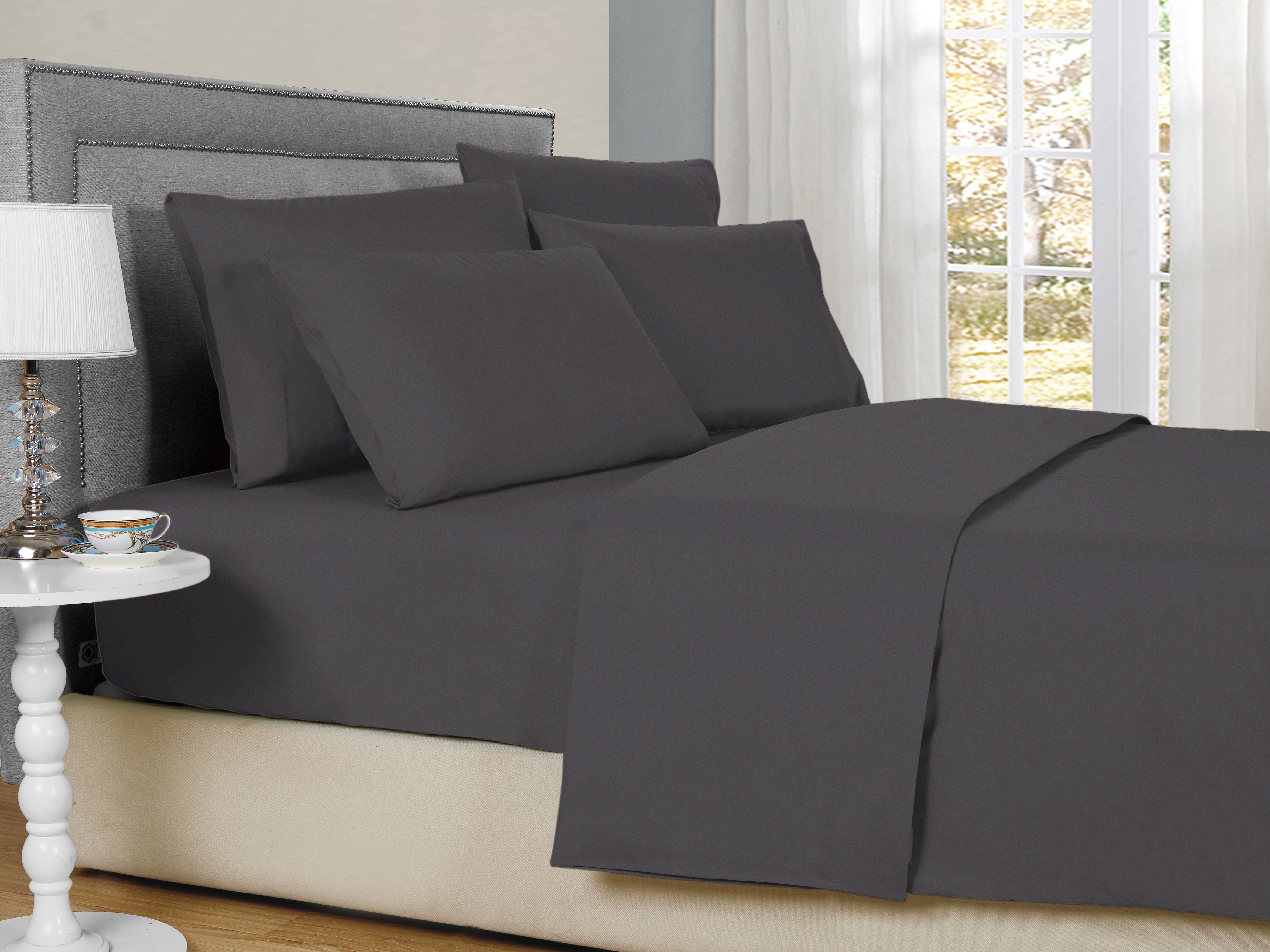 Heather Bamboo super king size bed fitted sheet Antibacterial. 100/% bamboo