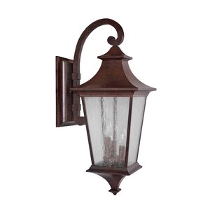 Chafin 3-Light Outdoor Wall Lantern