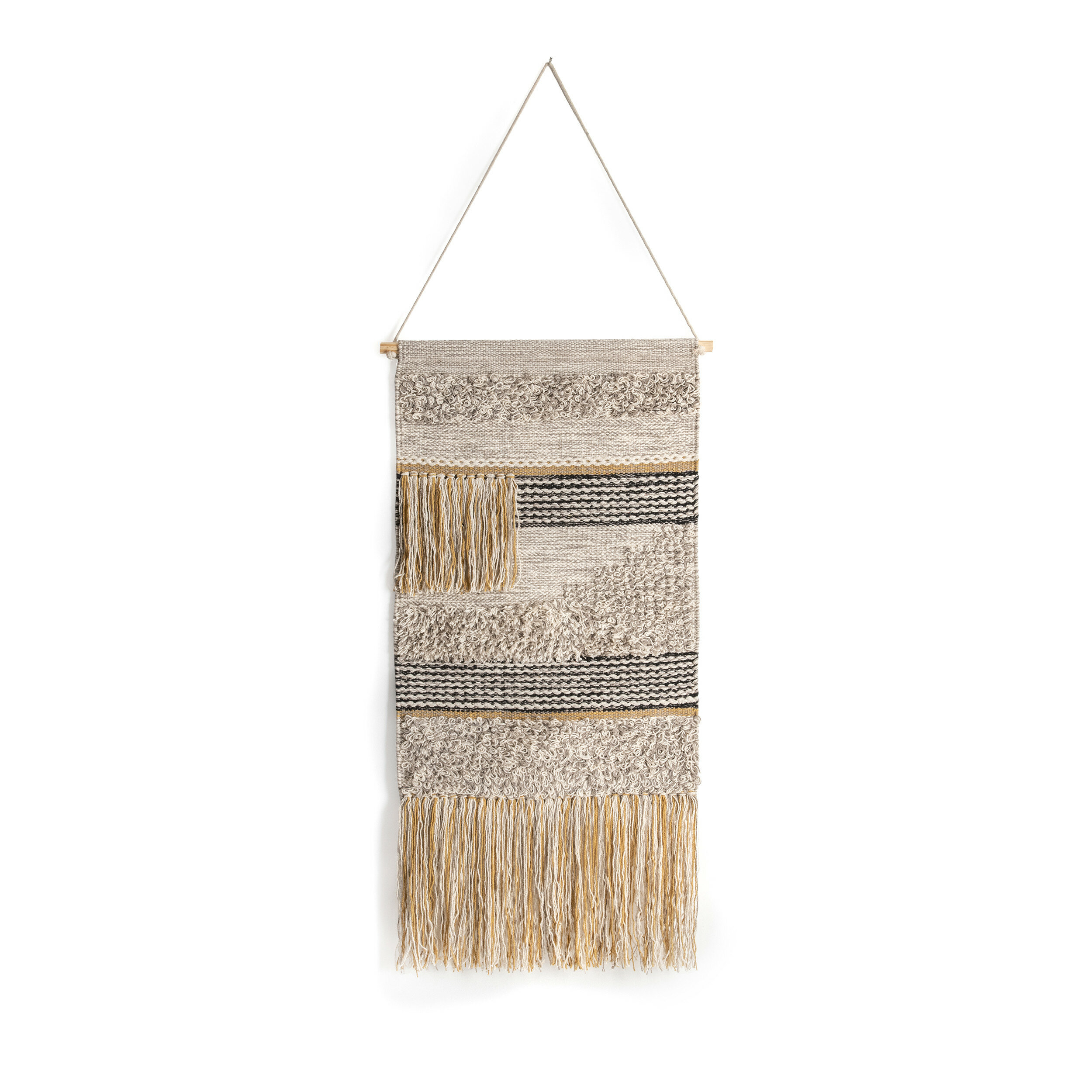 Dakota Fields Cotton Wall Hanging with Rod Included & Reviews | Wayfair