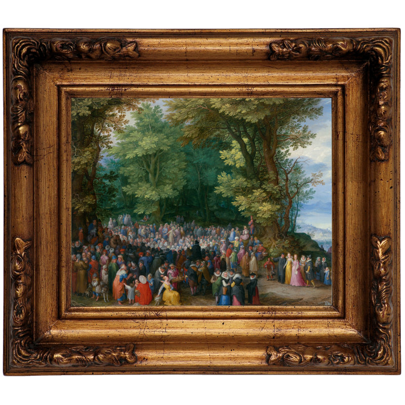 Astoria Grand The Sermon On The Mount 1598 Framed Oil Painting