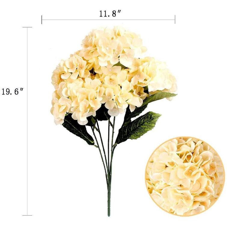 1 Bunch Wedding Natural Dried Hydrangea Posy Flower Bouquet Home Party Decor 