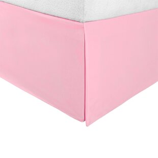 14" Drop Tailored Pleat Pink Luxury Hotel Bed Skirt 