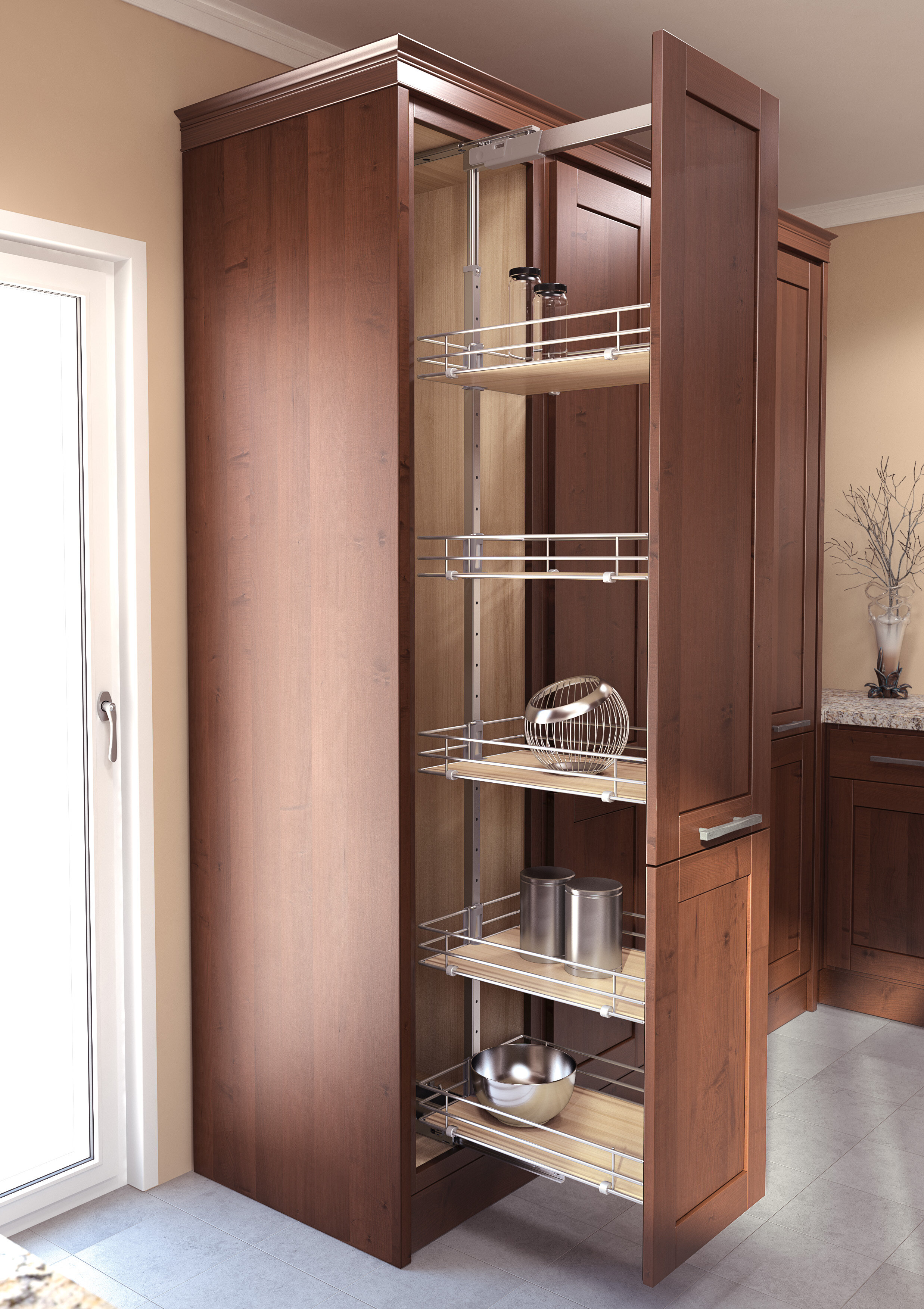 Painting Of Ikea Pull Out Pantry And Slide Out Pantry Which One