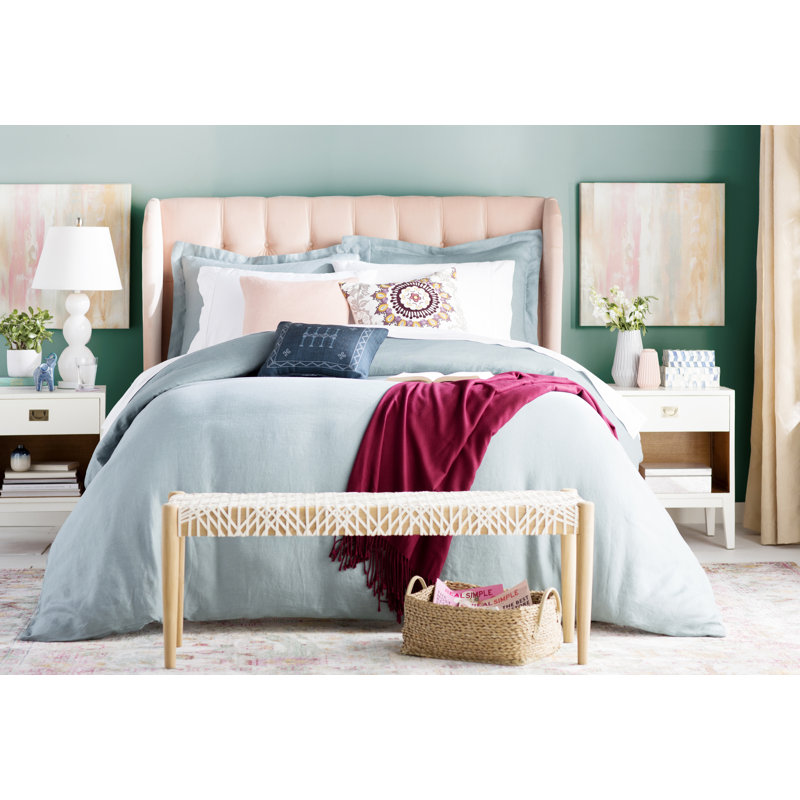 Ebern Designs Once Upon A Time Pink Silver And Gold Abstract