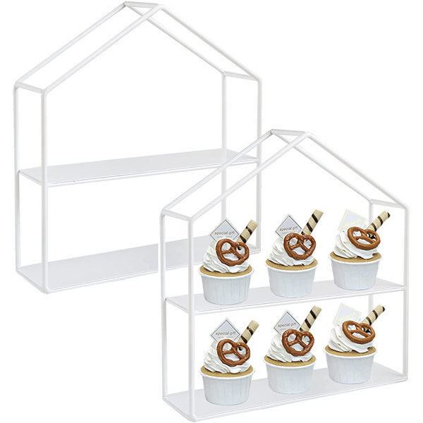 Construction Birthday Party Cupcake Stand Cardboard Round Pastry Dessert Display 