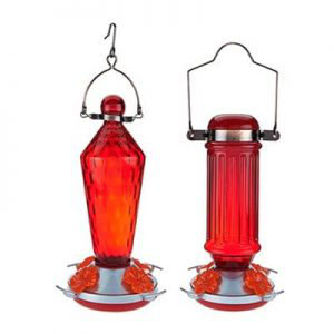 Ultimateinnovations Glass 2 Piece Hummingbird Feeder Set Reviews