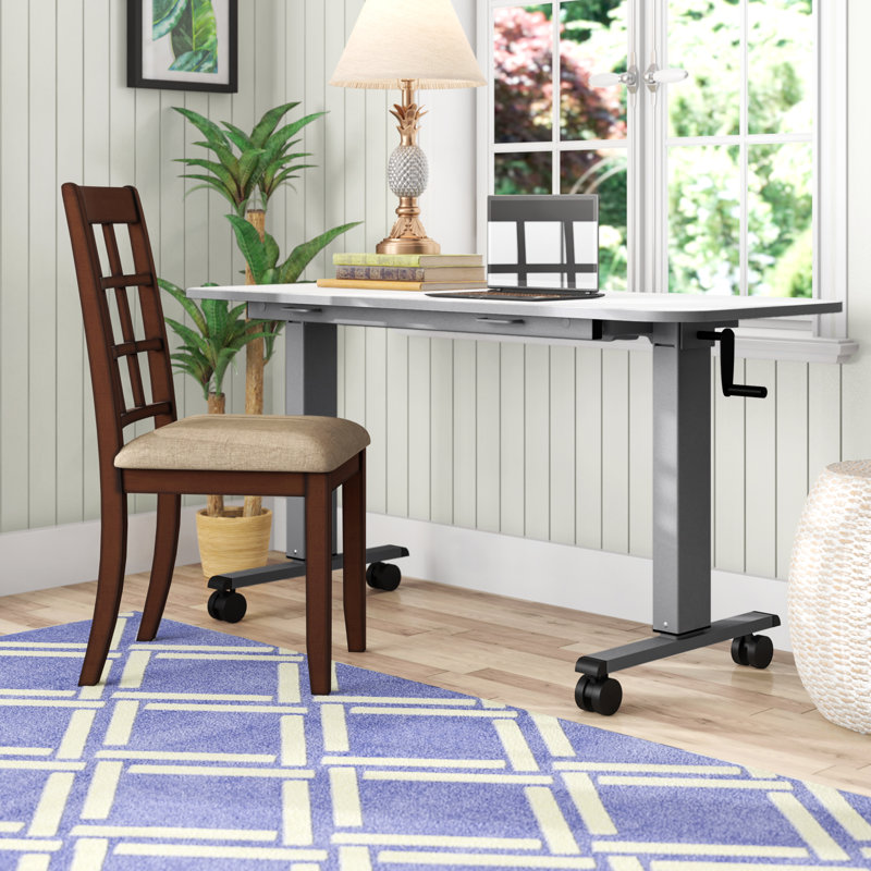 Luxor Flip Top Crank Nesting Height Adjustable Standing Desk