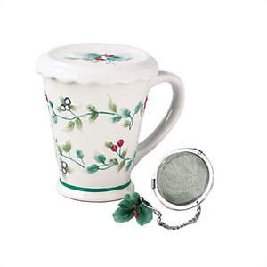 Winterberry 12 oz. Covered Mug