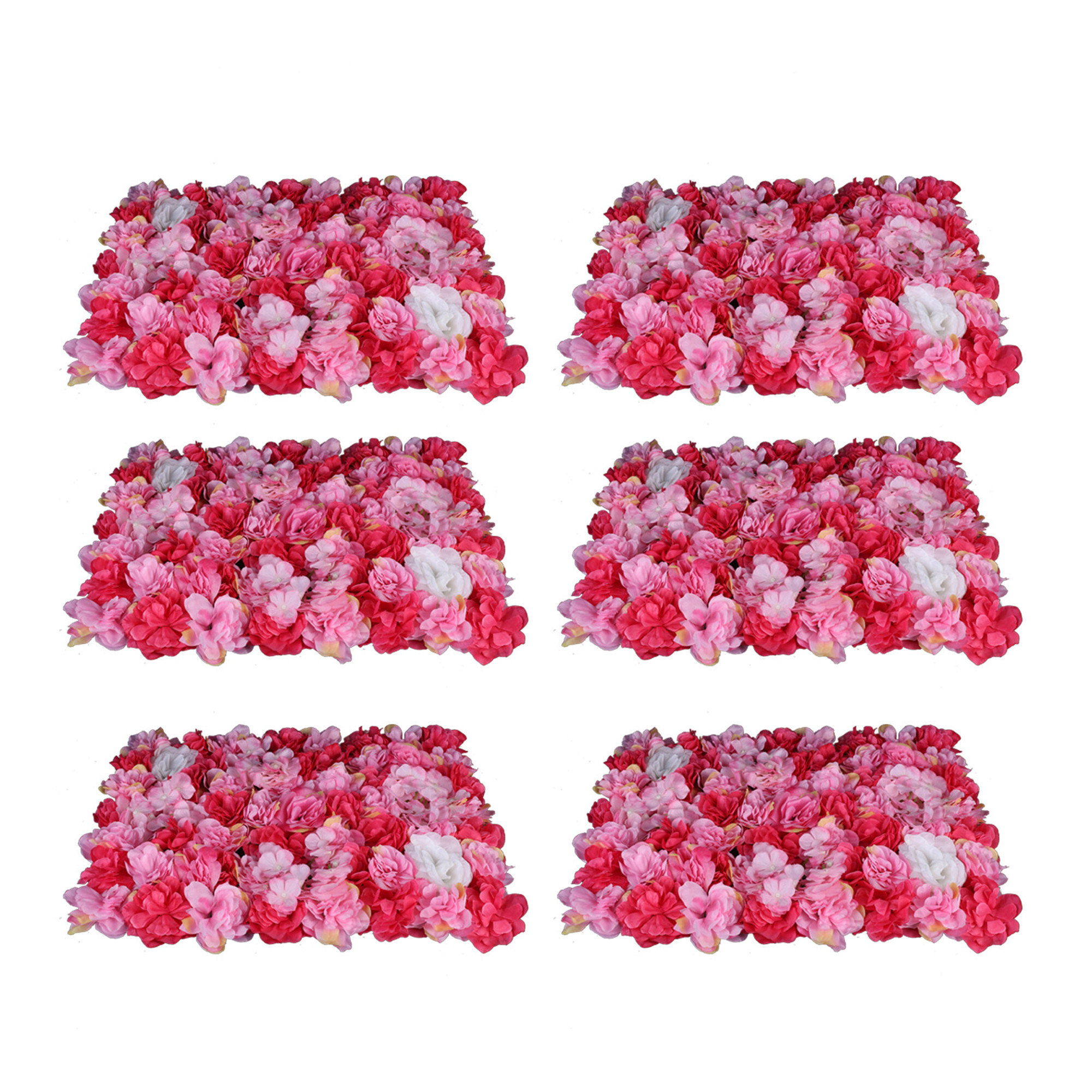 Primrue Deep Artificial Silk Rose Flower Wall Décor Wayfair