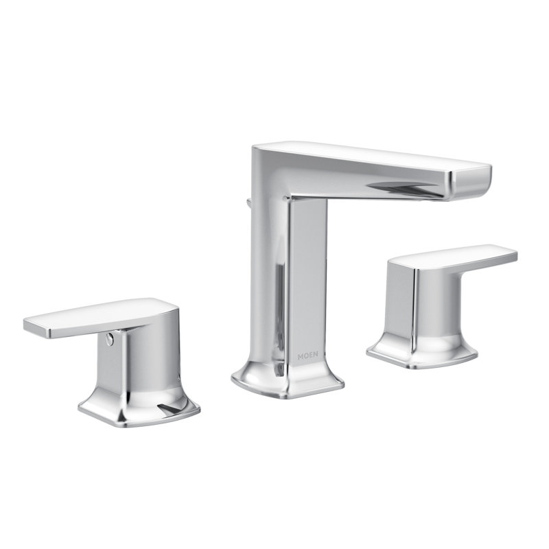Ts8002 Moen Via Standard Bathroom Faucet Double Handle Lever