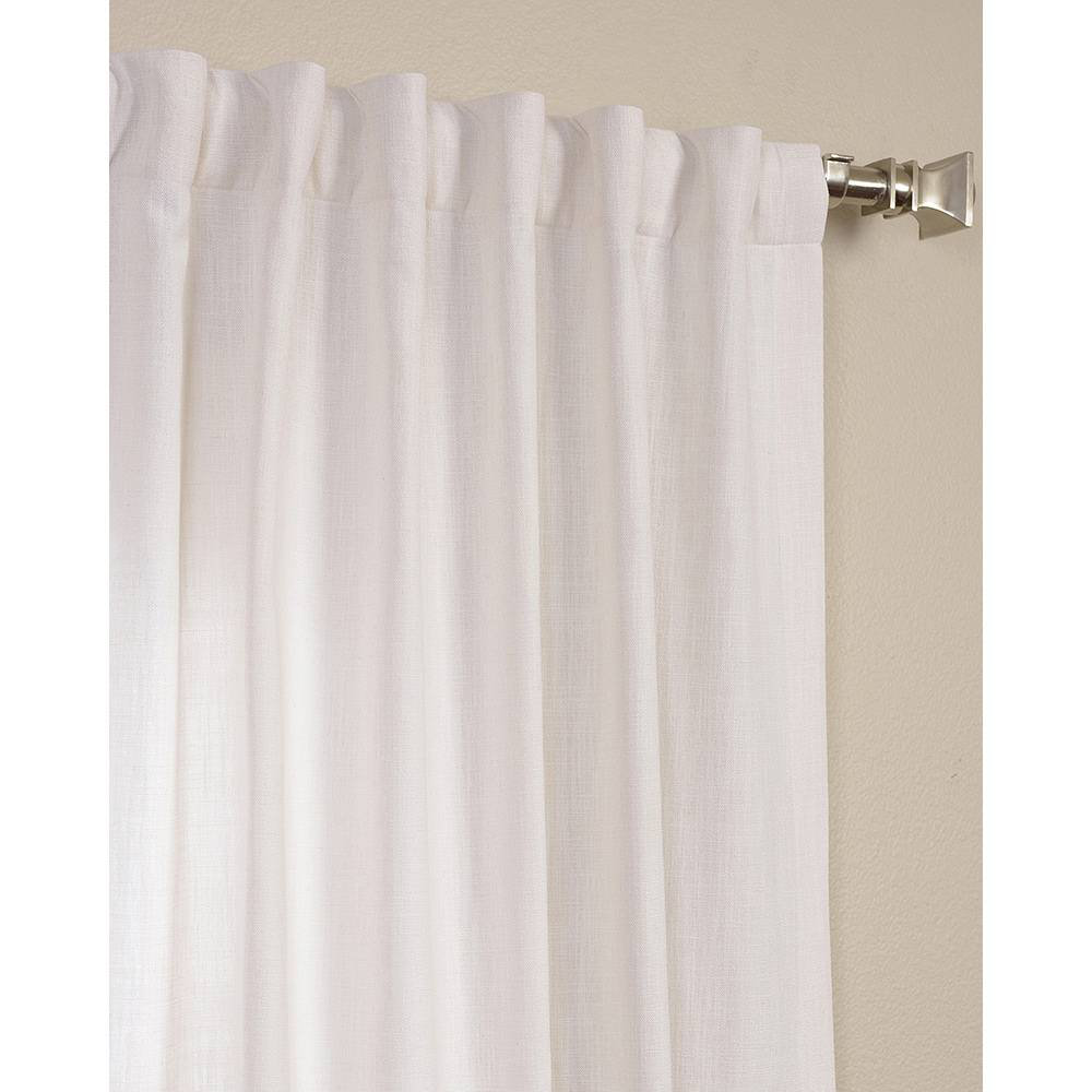 Solid Semi Sheer Rod Pocket Single Curtain Panel Reviews Allmodern