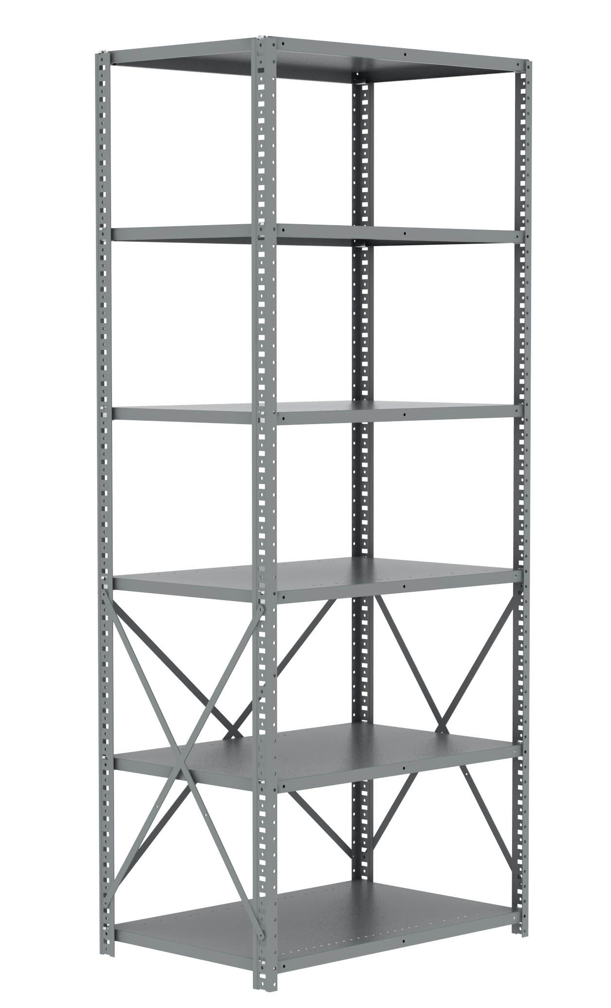 steel shelving unit