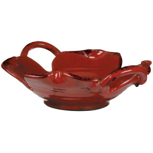 Red Decorative Bowls You Ll Love Wayfair Ricardo Distressed Ornamental Decorative Bowl