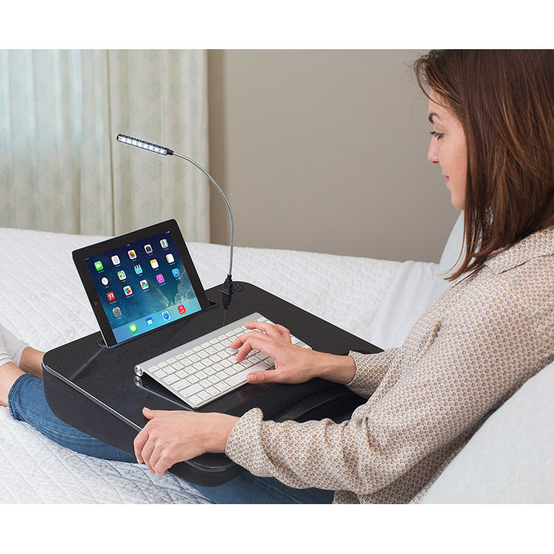 Winston Porter Masuma Sofia Sam 19 3 Lap Desk With Usb Light