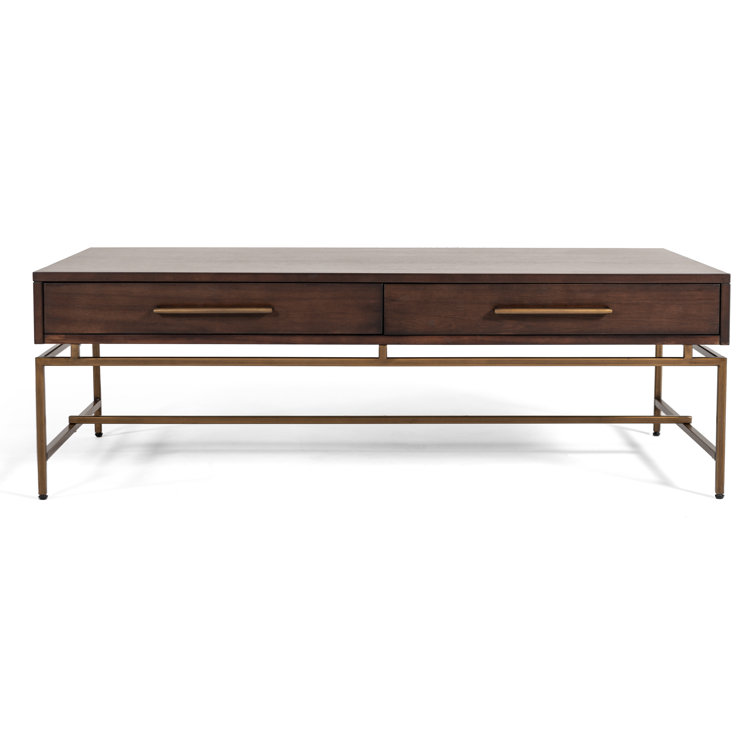 Joss & Main Tillie Sled Coffee Table with Storage Wayfair
