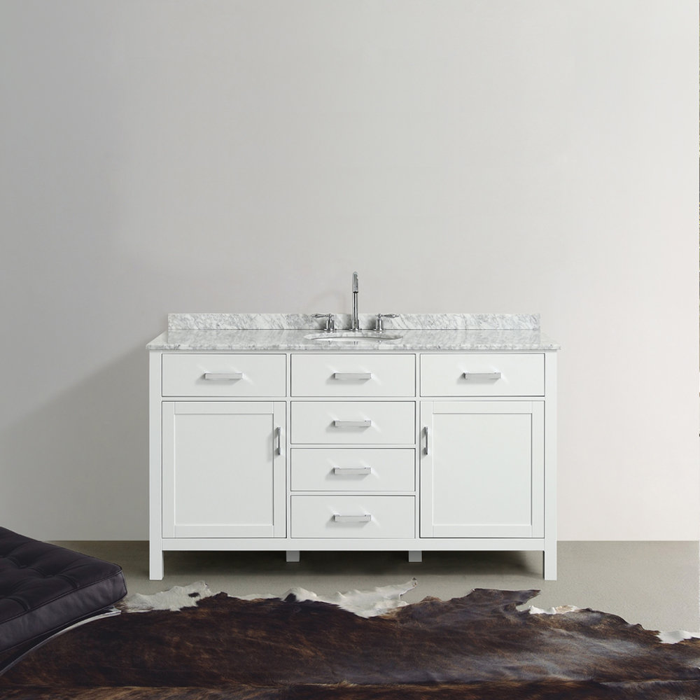 Highland Dunes Savanah 61" Single Bathroom Vanity Set Wayfair