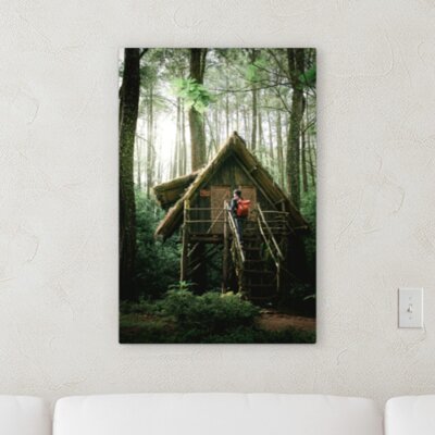 'Glimpse of Asia' Photographic Print on Wrapped Canvas Millwood Pines Size: 36