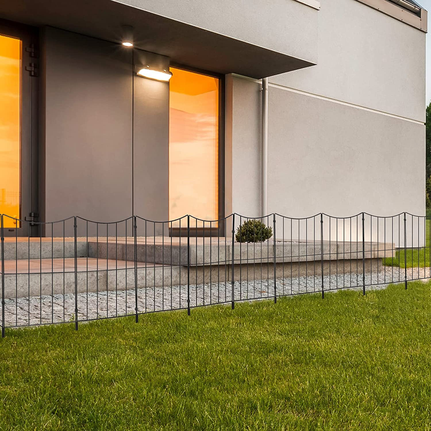 Haitral 2 ft. H x 12 in. W Metal Fence Panel Wayfair Canada