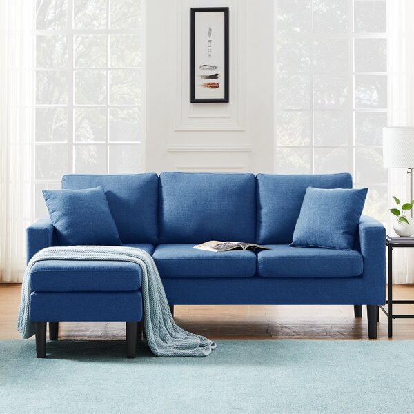 navy blue sectional