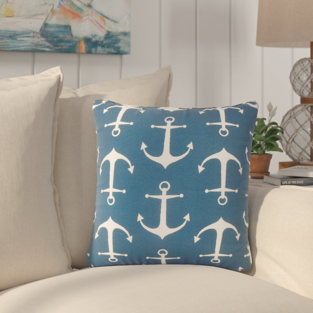 Longshore Tides Curran Coastal Throw Pillow Wayfair