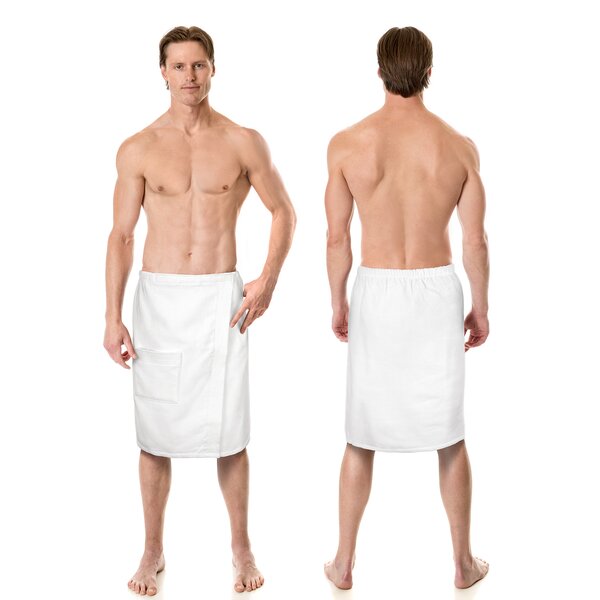 Plus Size Spa Towel Wrap 100% Cotton Terry Shower Body Bath Wrap Towel 