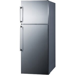 Summit Thin Line 12.6 cu. ft. Counter Depth Top Freezer Refrigerator with LED Lighting