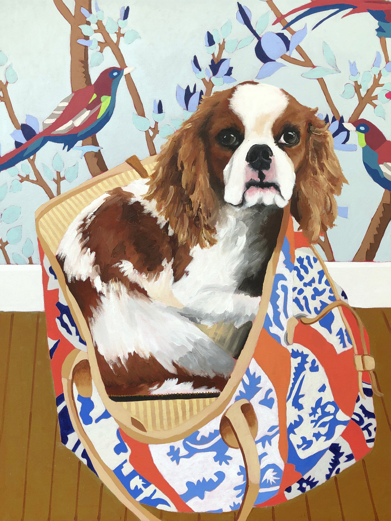 Winston Porter Dog Tales Louie by Jay Mcclellan Studio Wrapped Canvas Painting Wayfair