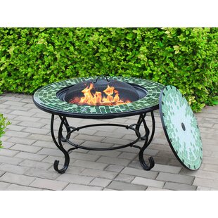 Filipina Cast Iron Charcoal/Wood Burning Fire Pit Table By Bloomsbury Market