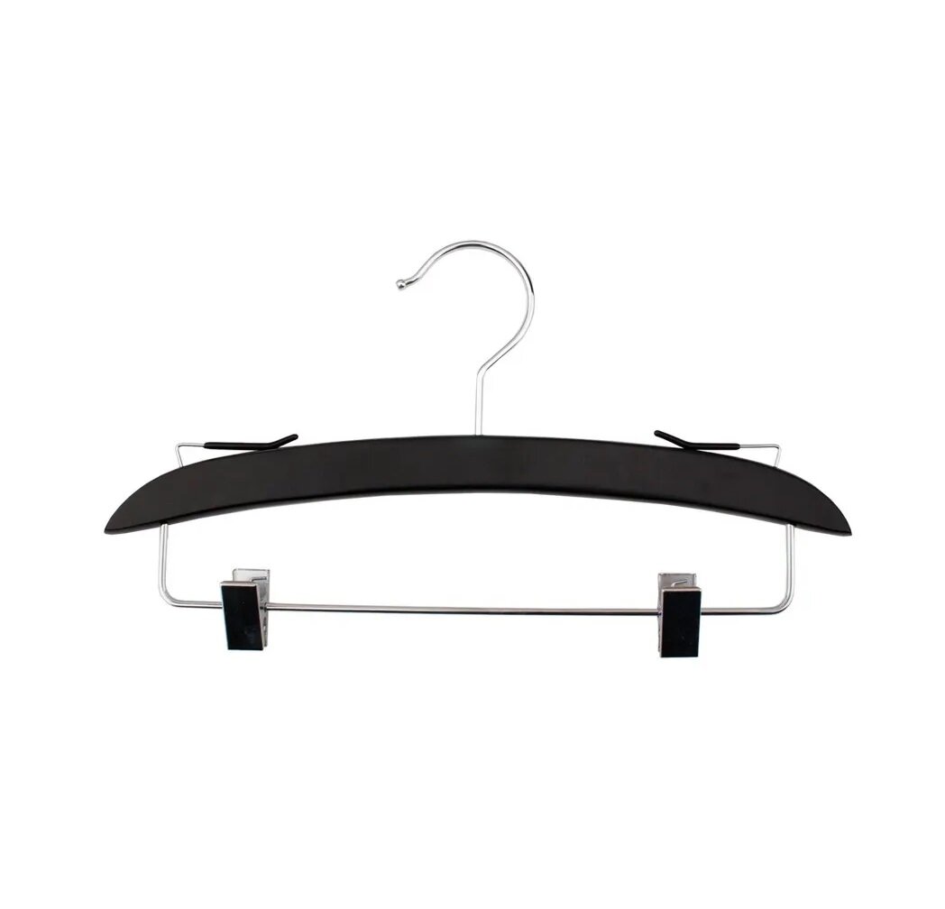 Nahanco Wooden Intimate Apparel Hanger With Chrome Hardware And Dropped 