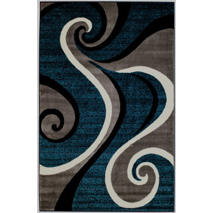 4 X 8 Rug Wayfair Rick Blue Area Rug