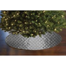 Wayfair | Silver Christmas Tree Skirts & Collars You'll Love In 2022