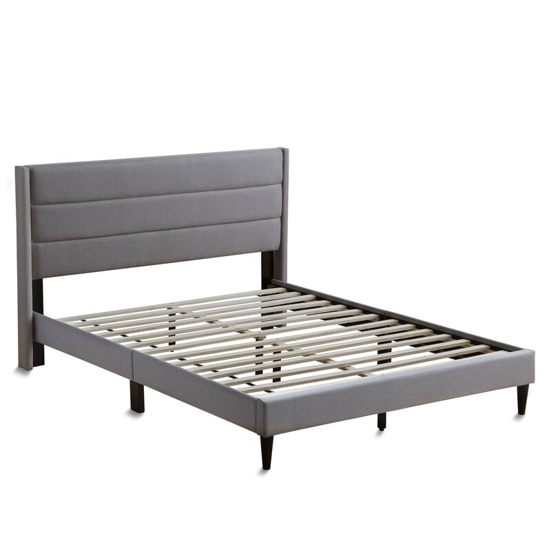 Latitude Run Annaalicia Upholstered Low Profile Platform Bed & Reviews ...