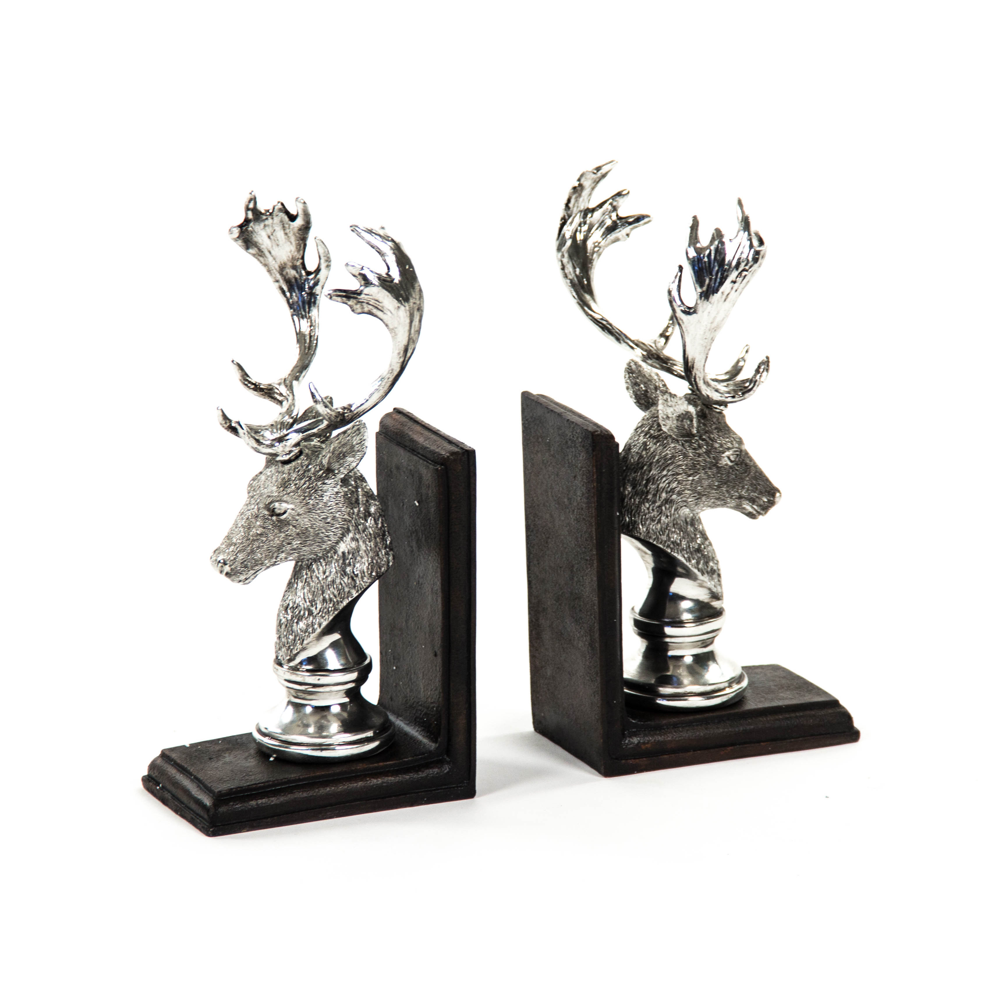 Zentique Deer Head Bookends Wayfair