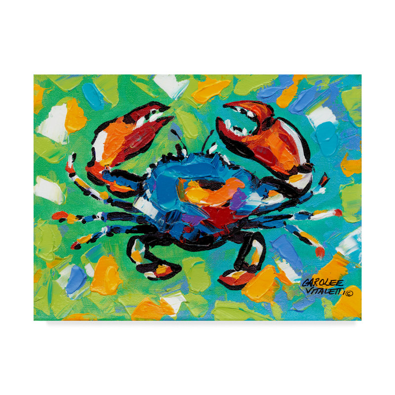 East Urban Home Seaside Crab Ii Acrylic Painting Print On