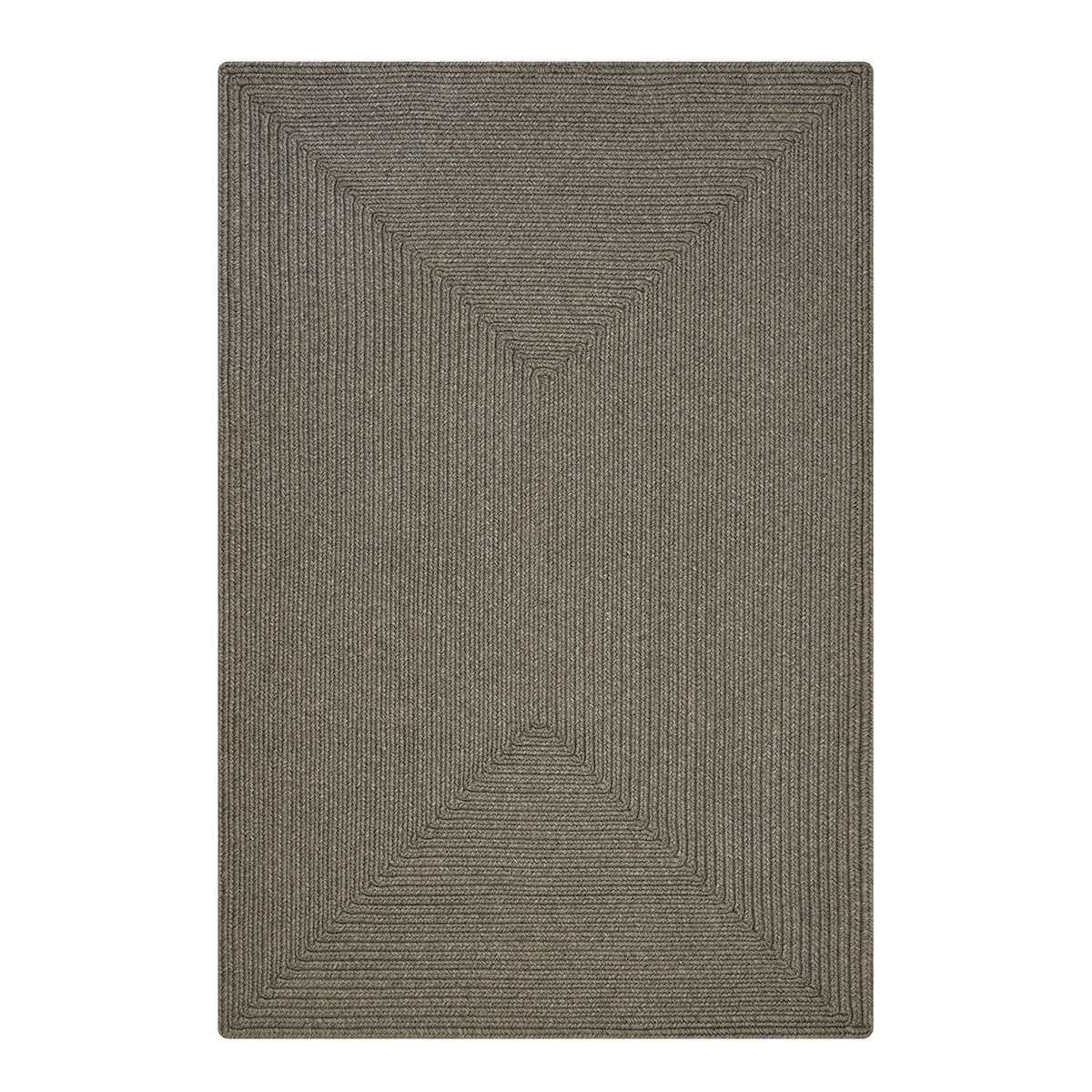 Homee Décor 20 X 30 Rectangular Smoke Ultra Durable Braided Rectangular Smoke Ultra Durable Braided