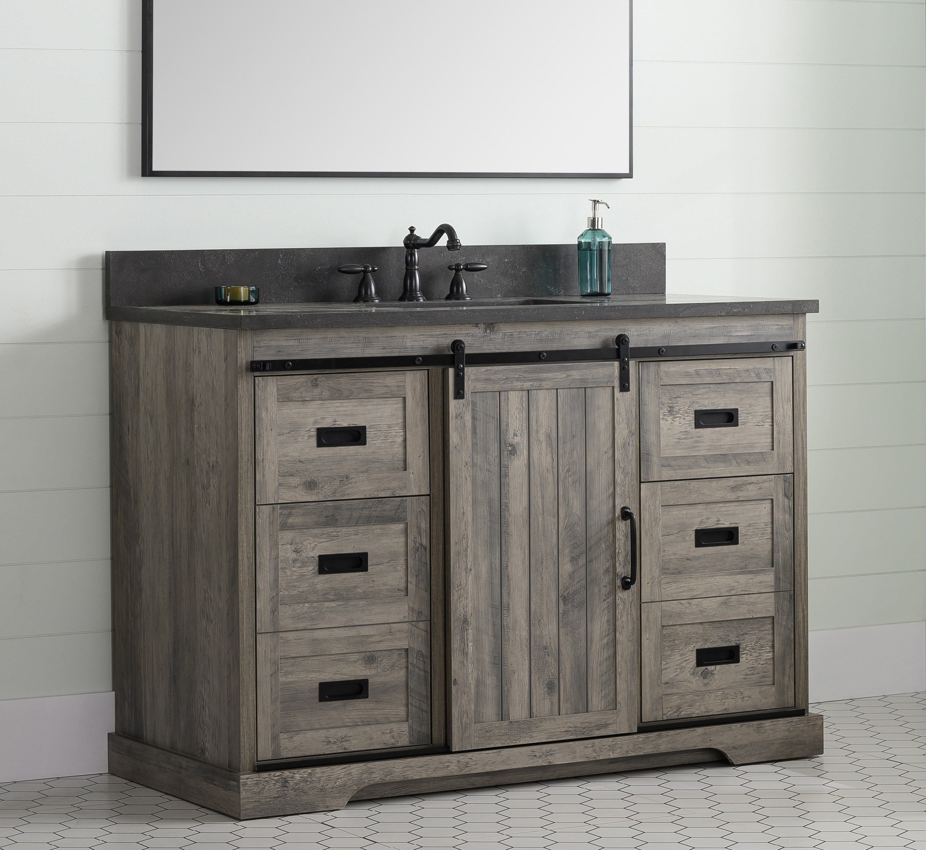 August Grove® Caldean 48" Single Bathroom Vanity Set & Reviews Wayfair