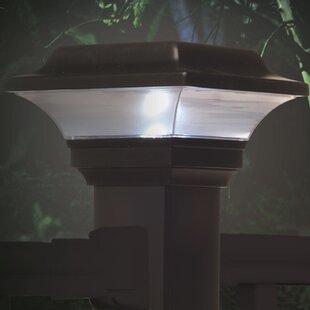 2pack Solar Outdoor Post Cap Light LED 2x2" Garden Fence Step Waterproof Lamp 