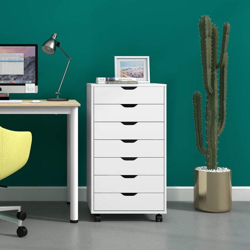 Symple Stuff Hamann 7 Drawer Vertical Filing Cabinet Reviews Wayfair