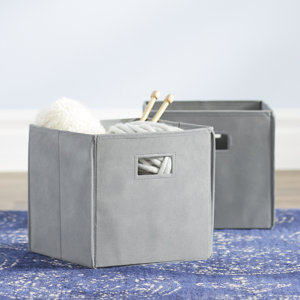 Folding Toy Storage Bin (Set of 2)