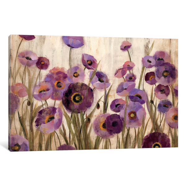 Purple Flower Painting Wayfair