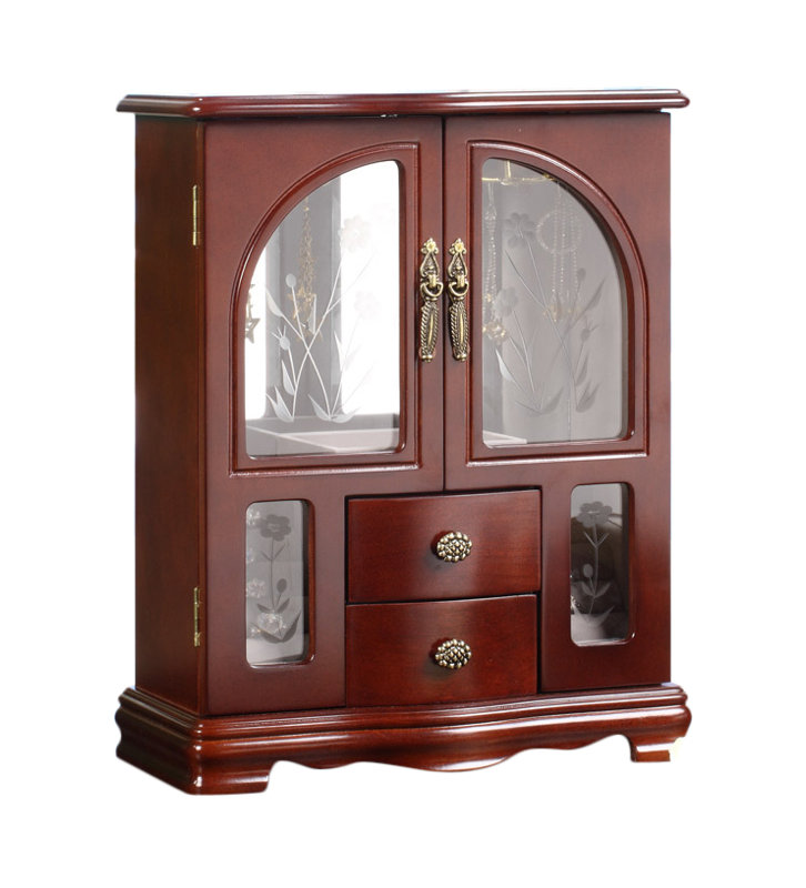 Darby Home Co Raymond 2 Door Jewelry Box Reviews Wayfair