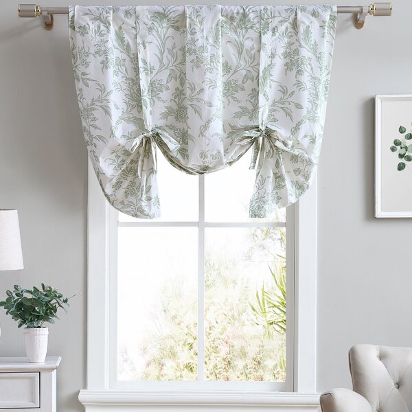 Valance for Bathroom Bedroom Laundry Collections Butterfly Watercolor Floral Valance Curtain Home Decor with Rod Pocket Top 